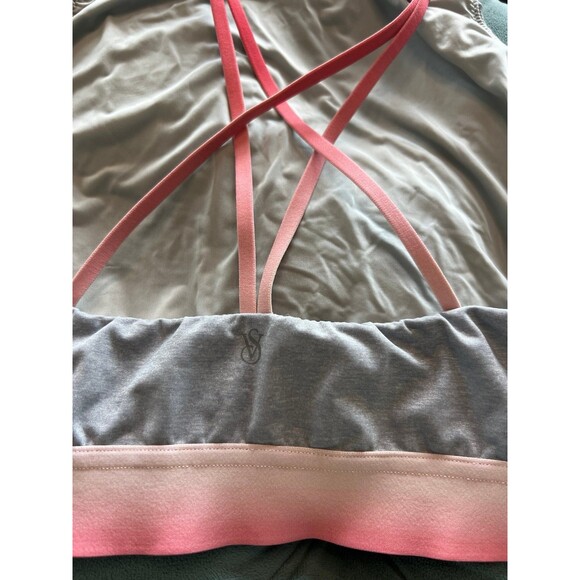 Victorias Secret High Neck Strappy Sports Bra size Large L - Picture 3 of 4